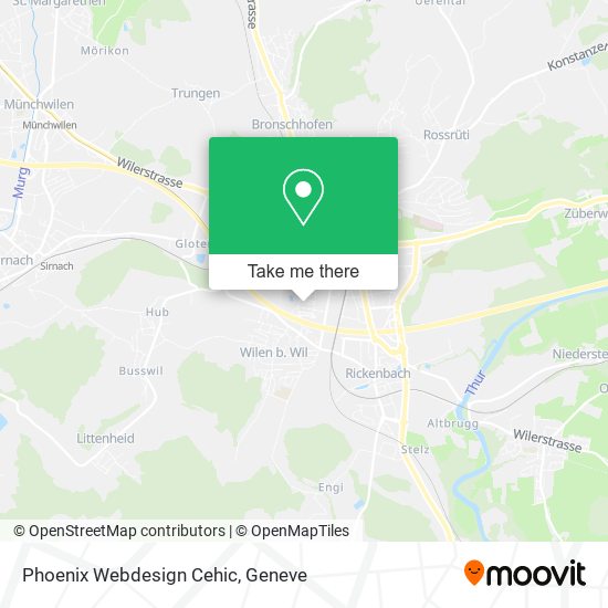 Phoenix Webdesign Cehic map