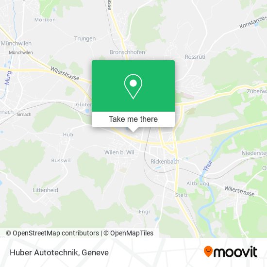Huber Autotechnik map