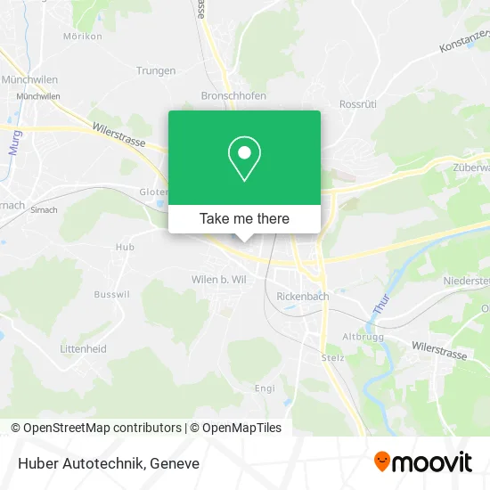 Huber Autotechnik map