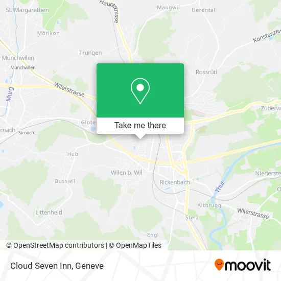 Cloud Seven Inn map