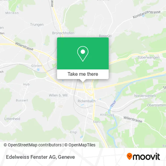 Edelweiss Fenster AG map