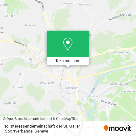 Ig Interessengemeinschaft der St. Galler Sportverbände map