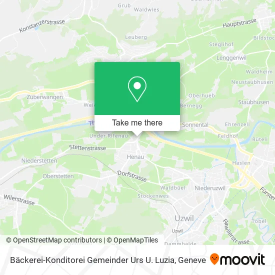 Bäckerei-Konditorei Gemeinder Urs U. Luzia map