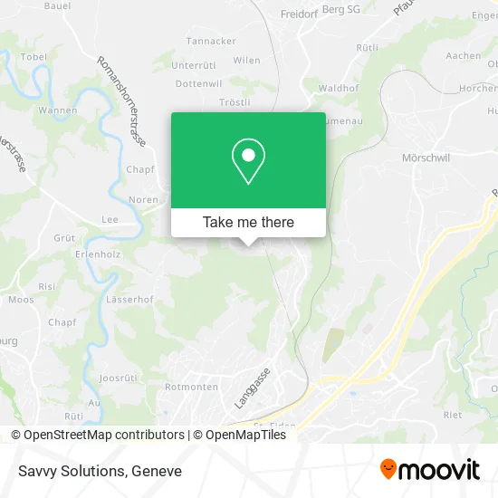 Savvy Solutions map