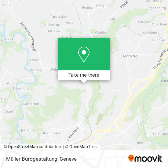 Müller Bürogestaltung map
