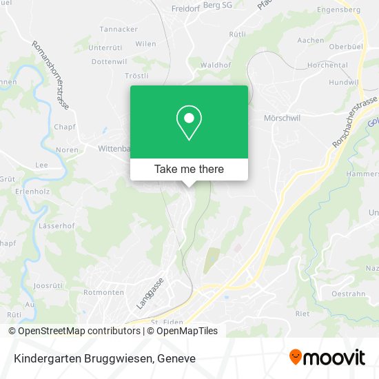 Kindergarten Bruggwiesen map