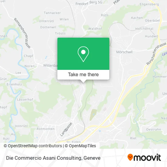 Die Commercio Asani Consulting map