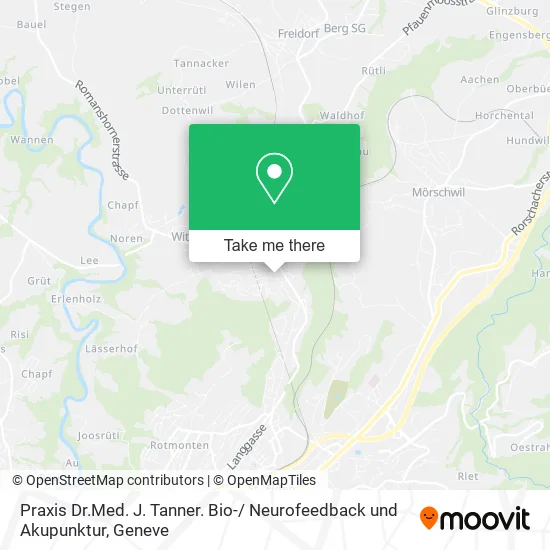 Praxis Dr.Med. J. Tanner. Bio-/ Neurofeedback und Akupunktur map