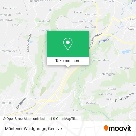 Müntener Waidgarage map