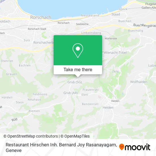 Restaurant Hirschen Inh. Bernard Joy Rasanayagam map