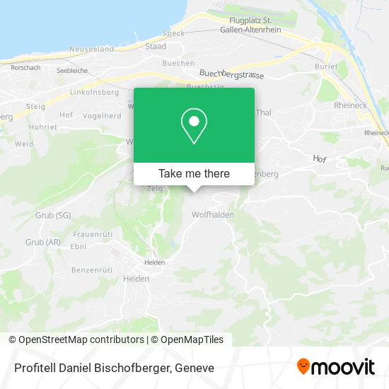 Profitell Daniel Bischofberger map