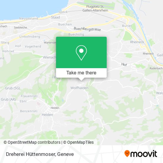 Dreherei Hüttenmoser map