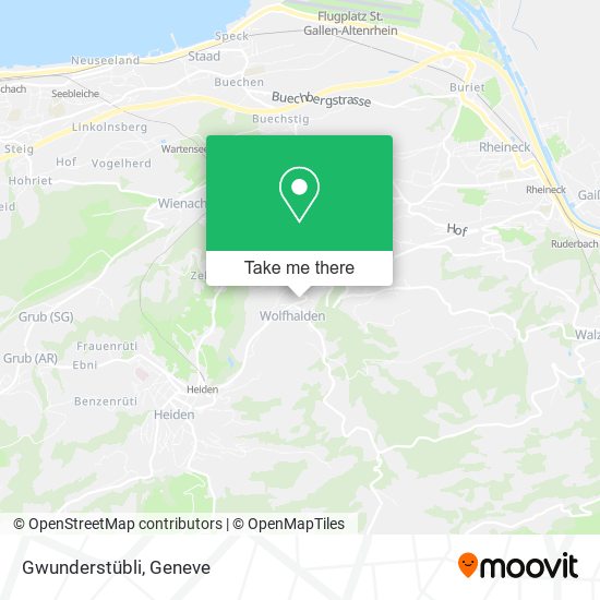 Gwunderstübli map