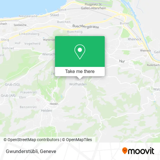 Gwunderstübli map
