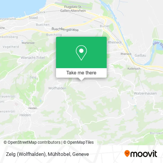 Zelg (Wolfhalden), Mühltobel map