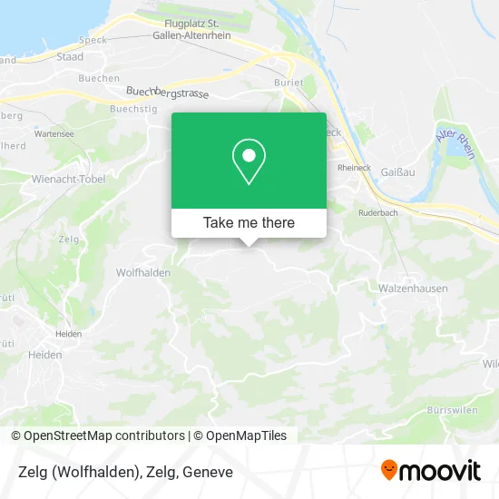 Zelg (Wolfhalden), Zelg map