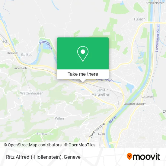 Ritz Alfred (-Hollenstein) map