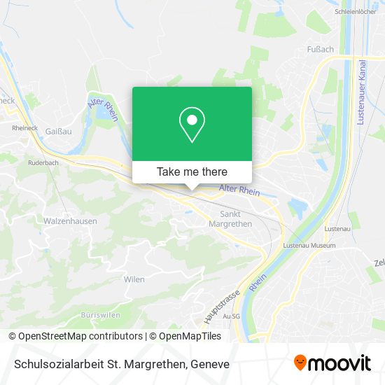 Schulsozialarbeit St. Margrethen map