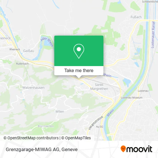 Grenzgarage-MIWAG AG map