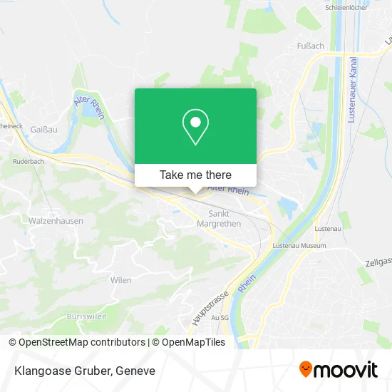 Klangoase Gruber map