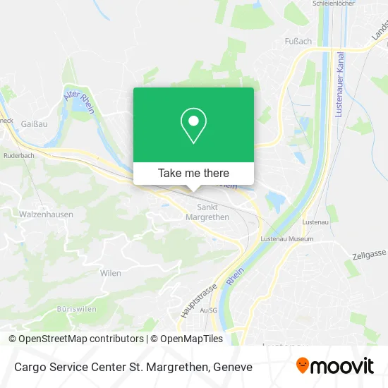 Cargo Service Center St. Margrethen map