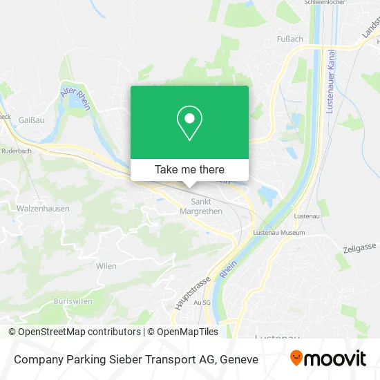 Company Parking Sieber Transport AG map