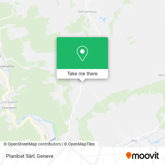Planibat Sàrl map