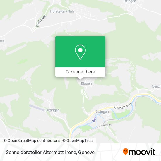 Schneideratelier Altermatt Irene map