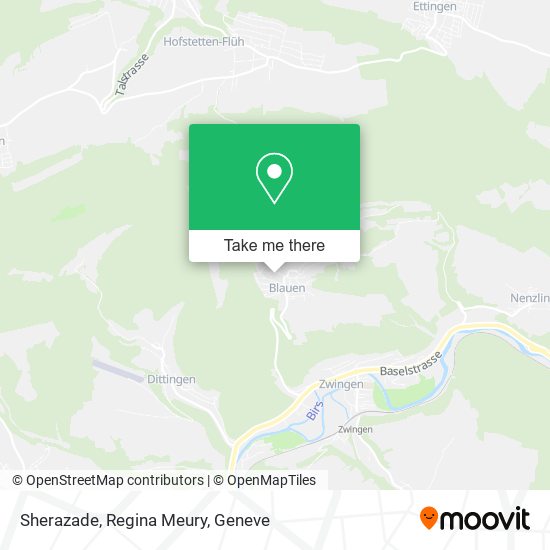 Sherazade, Regina Meury map