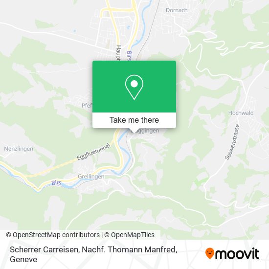 Scherrer Carreisen, Nachf. Thomann Manfred map
