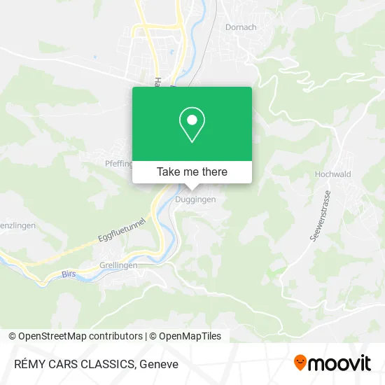 RÉMY CARS CLASSICS map