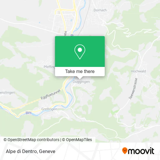 Alpe di Dentro map
