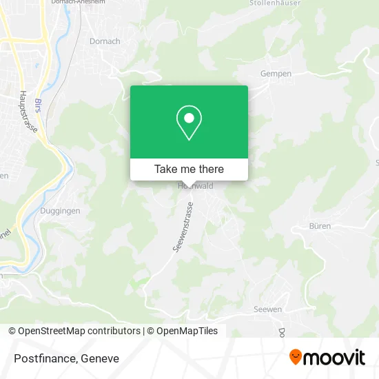 Postfinance map