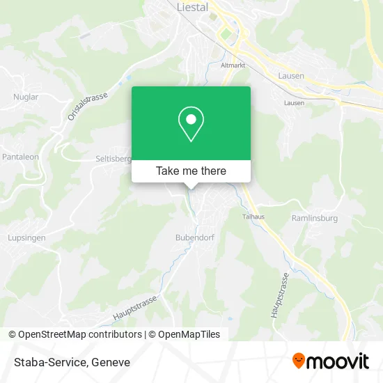 Staba-Service map