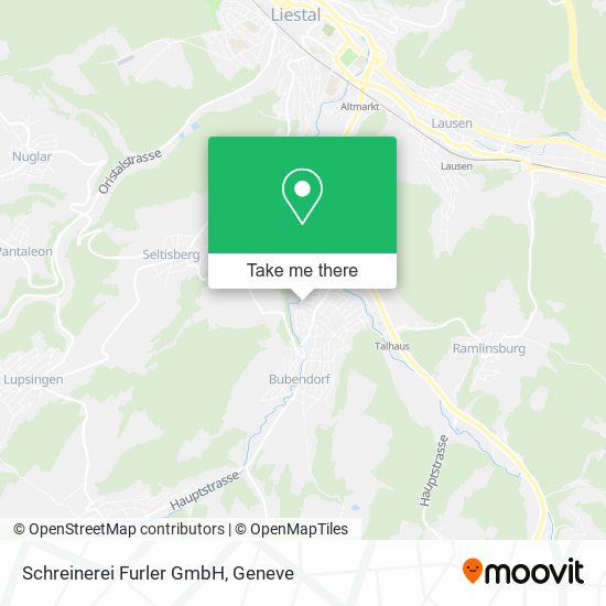 Schreinerei Furler GmbH map
