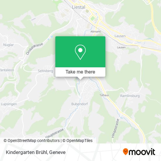 Kindergarten Brühl map
