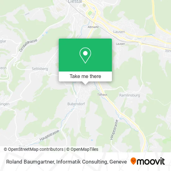 Roland Baumgartner, Informatik Consulting map