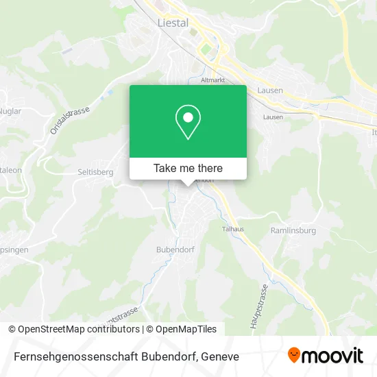 Fernsehgenossenschaft Bubendorf map