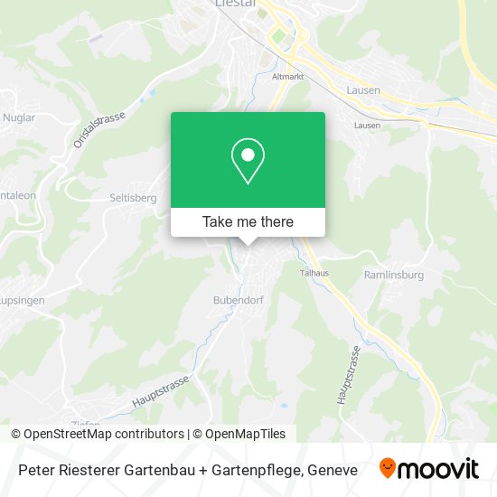 Peter Riesterer Gartenbau + Gartenpflege map