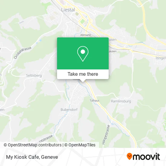 My Kiosk Cafe map