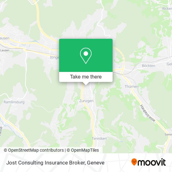 Jost Consulting Insurance Broker map