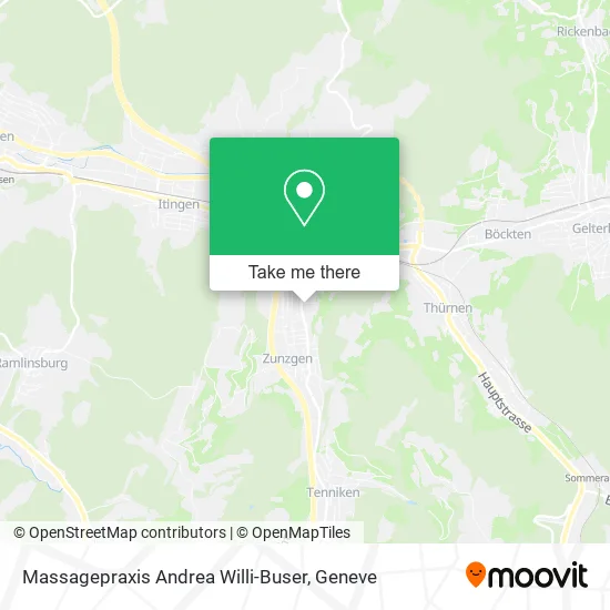 Massagepraxis Andrea Willi-Buser map