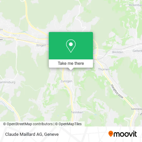 Claude Maillard AG map