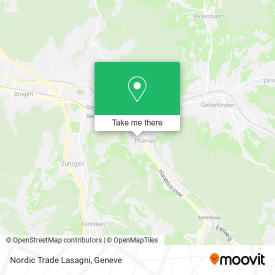 Nordic Trade Lasagni map