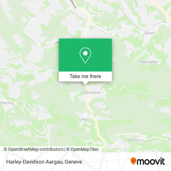 Harley-Davidson Aargau map
