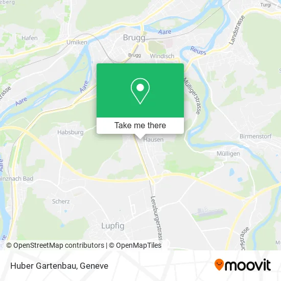 Huber Gartenbau map