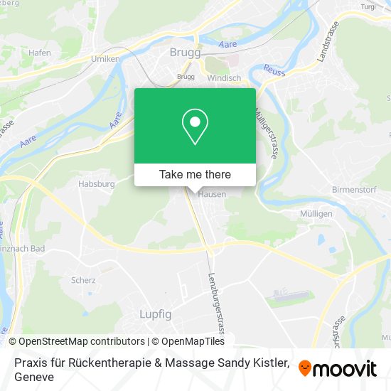 Praxis für Rückentherapie & Massage Sandy Kistler map