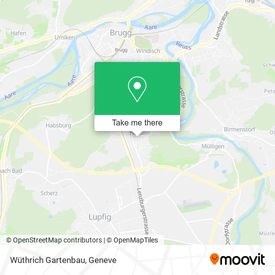 Wüthrich Gartenbau map