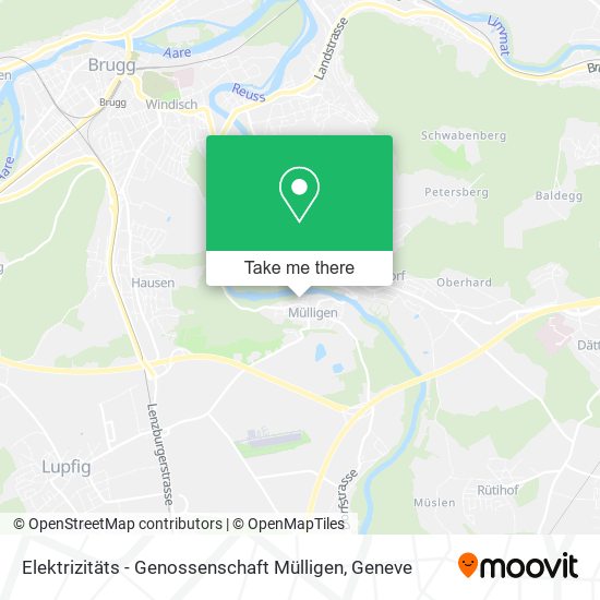 Elektrizitäts - Genossenschaft Mülligen map