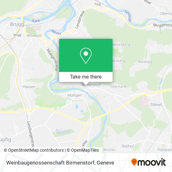 Weinbaugenossenschaft Birmenstorf map